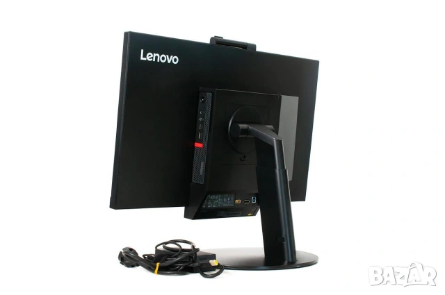 • All in One компютър Lenovo 24" IPS i3-6100T/8GB RAM/128GB SSD, снимка 3 - Работни компютри - 54159779