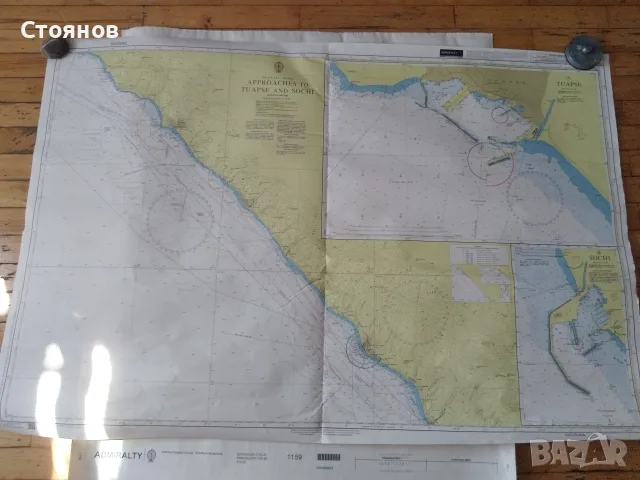 Морски Навигационни Карти, снимка 10 - Други ценни предмети - 55476722