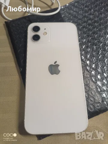 iPhone 12 White, 64 GB, Като нов , снимка 2 - Apple iPhone - 55646374