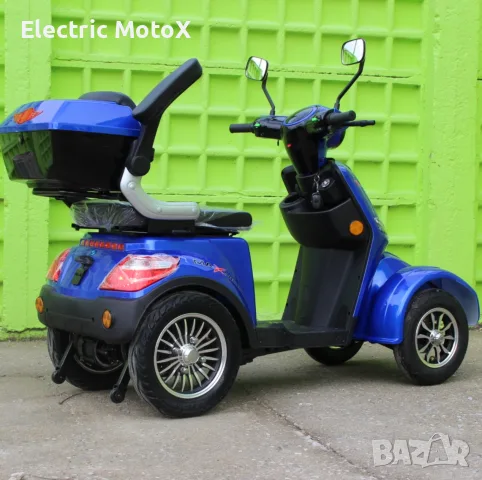 Електрическа четириколка с покрив  FM4 BLUE, 1500W, 60V, 20Ah, снимка 3 - Мотоциклети и мототехника - 55371577