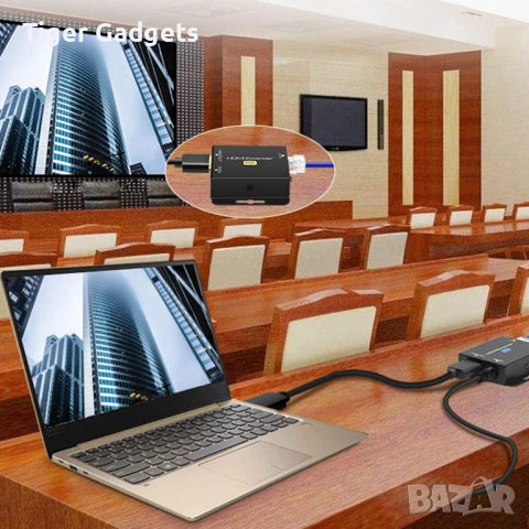 HDMI Extender EX701 по LAN кабел Cat5e/Cat6 – 1080P@60Hz, TX + RX комплект, снимка 4 - Други - 54885191