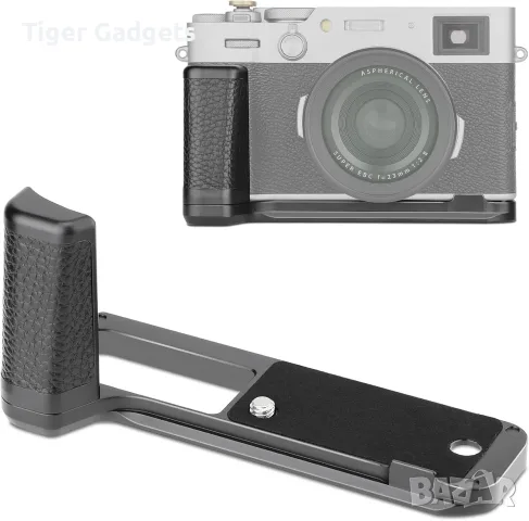 Haoge HG-XVIB L-образен алуминиев грип с Arca Swiss за Fujifilm X100VI, Черен
