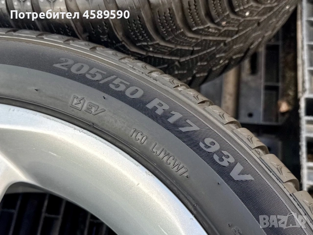Алуминиеви джанти 17цола 5x120 + НОВИ ГУМИ DOT2625 Kumho за BMW X3,X4,E87,E60,F20,E90,F22, снимка 13 - Гуми и джанти - 54768548