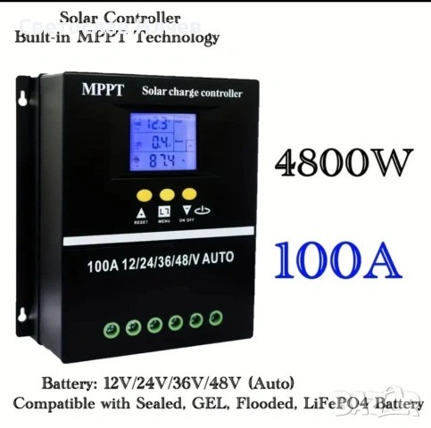 Соларен контролер MPPT 100A,