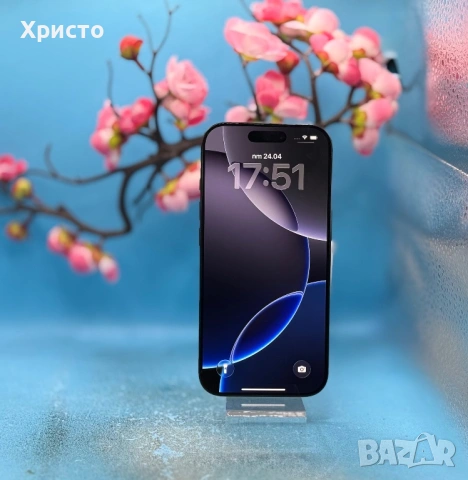 Apple iPhone 16 Pro, 128GB, 5G, Black Titanium  