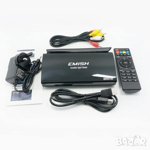Android TV Box EMISH X800 (8-ядрен) – Смарт ТВ Бокс за телевизор, снимка 4 - Плейъри, домашно кино, прожектори - 55276330