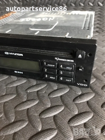 CD плейър / радио за Hyundai Tucson 2.0 CRDi (2005) 79DC631/97, снимка 3 - Части - 54333692