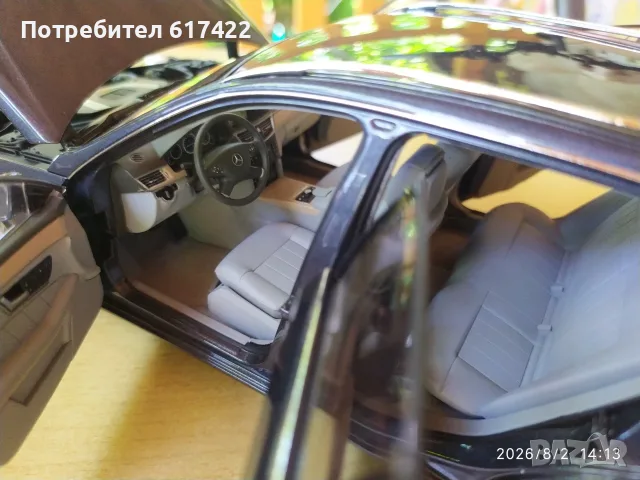 1:18 Метален модел на Mercedes S212 E-Klasse T-Modell / Tenorit Grau / 2009- Minichamps, снимка 5 - Колекции - 55531511