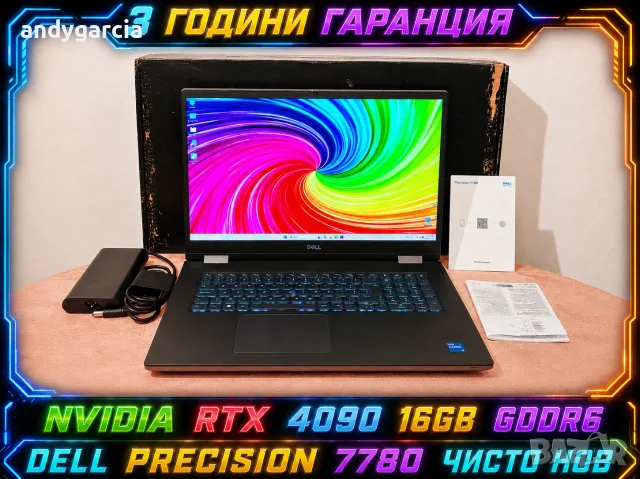NVidia RTX Ada 5000 16GB/Core i5-13600HX/16G RAM/256GB SSD/17.3 IPS 100% DCI-P3/Dell Precision 7780 