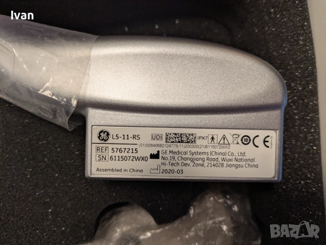 GE Healthcarе ултразвуков трансдюсер GE L5-11-RS сонда за ехограф, снимка 3 - Медицинска апаратура - 54161450