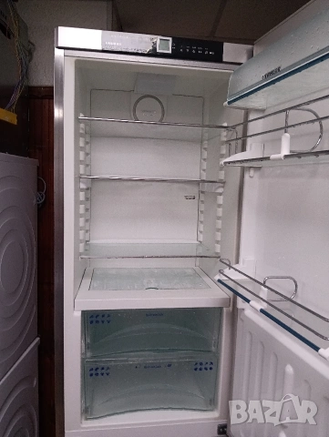 Иноксов комбиниран хладилник с фризер Liebherr A+++ Made in Germany 2 години Гаранция!, снимка 8 - Хладилници - 54002881