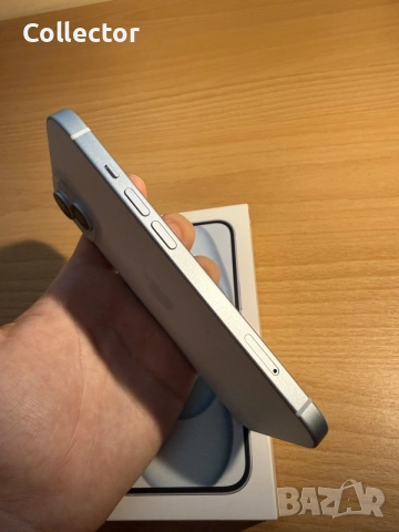 iPhone 15 256GB Blue с 4 оригинални калъфи и MagSafe, снимка 5 - Apple iPhone - 55425068