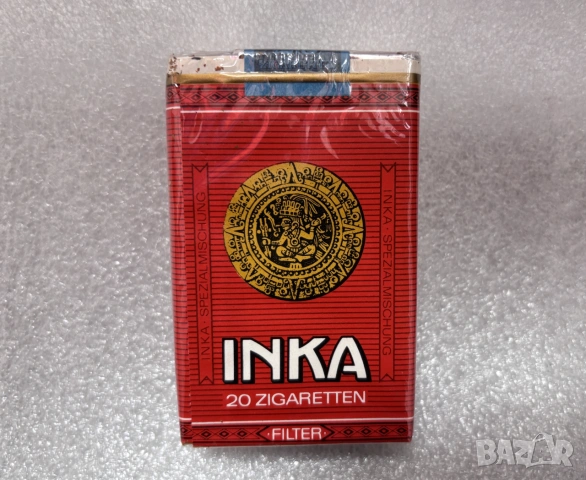 Стари цигари INKA, пакет, запечатани