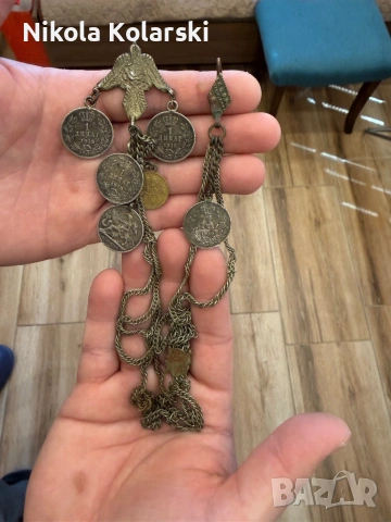 Автентичен сребърен македонски кюстек, снимка 2 - Антикварни и старинни предмети - 54036407