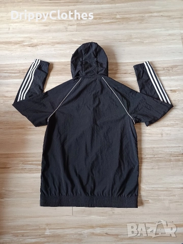 Оригинално мъжко горнище с качулка Adidas Originals Windbreaker Jacket, снимка 4 - Спортни дрехи, екипи - 54995688