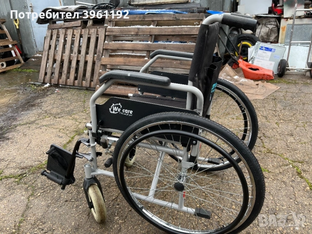 Ръчна инвалидна количка згаваемо WE CARE