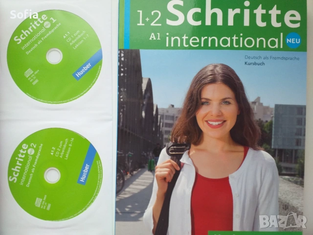 нови и неизползвани учебник и учебна тетрадка немски език+два диска изгодна цена, снимка 2 - Чуждоезиково обучение, речници - 54136755