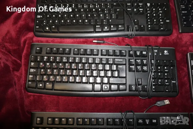 13 Клавиатури Logitech K120/Dell/Fujitsu KB410K/Gembird/Genius/A4Tech за Настолен Компютър , снимка 5 - Клавиатури и мишки - 55501007
