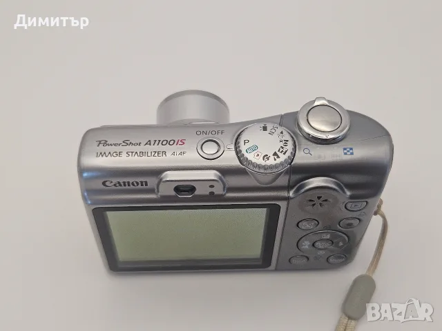 Canon PowerShot A1100 IS 12.1MP Digital Camera 4X Zoom Silver дигитален фотоапарат камера компактна, снимка 4 - Фотоапарати - 55517208