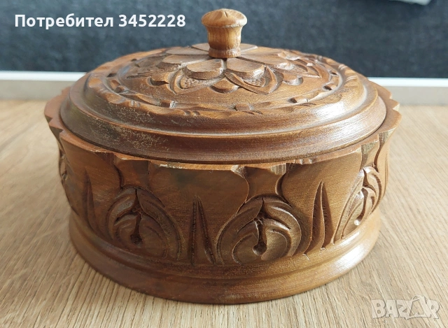 Дърворезба кутия за ценители отлична , снимка 5 - Декорация за дома - 54109255
