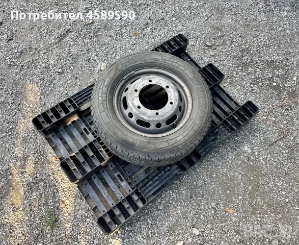 Резервна гума+Джанта 16цола 6x205 за ДВОЙНА ГУМА Mercedes Sprinter(2006-2026),Vw Crafter(2006-2017), снимка 3 - Гуми и джанти - 55668026