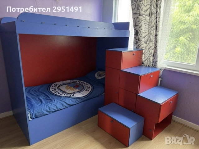 Комплект легла с гардероб 