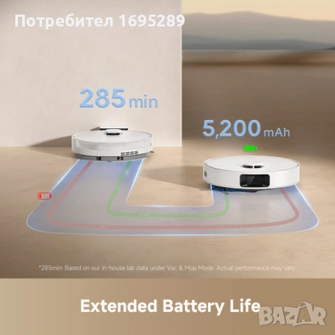 Dream D20-прахосмукачка робот, снимка 7 - Прахосмукачки - 54910504