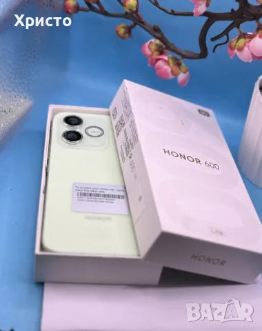 НОВ!!! Honor 600 Lite, Dual SIM, 8GB RAM, 256GB, 5G, Sprout Green, снимка 2 - Други - 55671389
