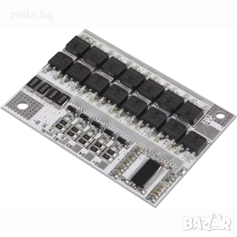 BMS 5S 100A 21V защитна платка за балансиране на Li-Ion 18650 батерии – за електроинструменти 10022, снимка 7 - Друга електроника - 54655985