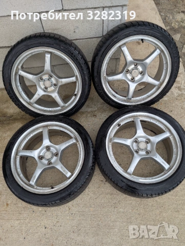 BSA 17 4x100 7J ET40 205/45/17, снимка 7 - Гуми и джанти - 54222048