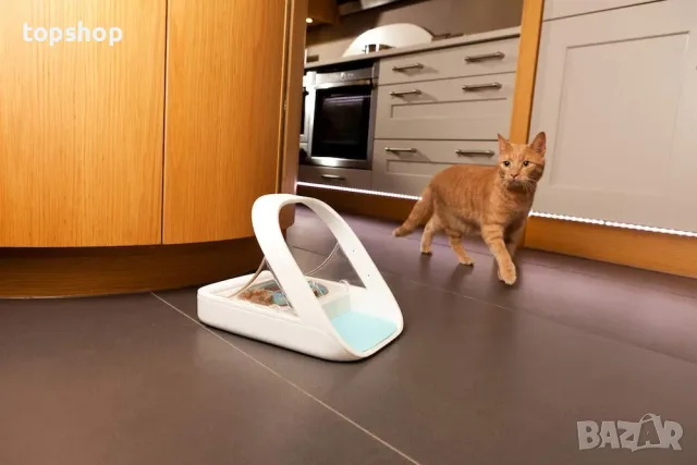 Чисто нова смарт хранилка за домашни любимци с микрочип SureFeed Microchip Pet Feeder  , снимка 4 - За котки - 55419473