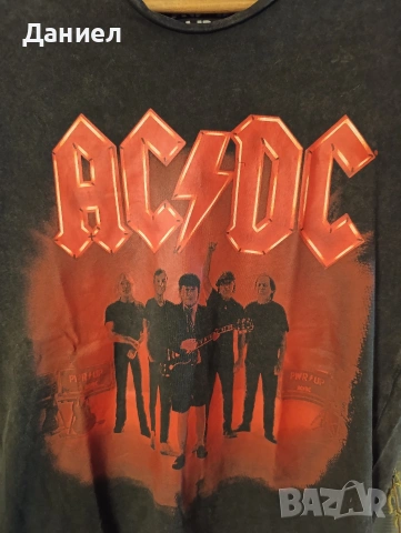 Тениска на AC DC , снимка 3 - Тениски - 54432343