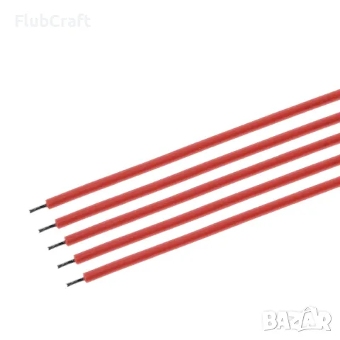 Breadboard Jumper кабели Червени – 100 Броя