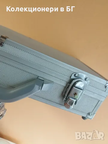 АЛУМИНИЕВ КУФАР CARGO L6 /Leuchtturm/ ЗА 94 МОНЕТИ, снимка 10 - Куфари - 55681549