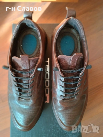 Мъжки Кожени обувки 41, снимка 5 - Ежедневни обувки - 54298556