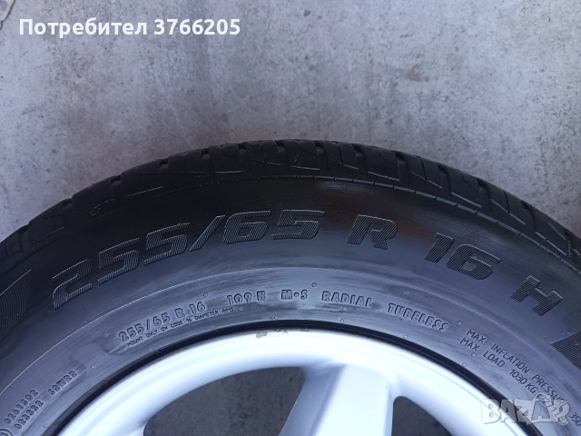 16ки оригинални джанти с гуми 5х112 от ML W163 290€, снимка 8 - Гуми и джанти - 54296787