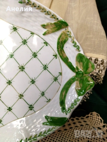 Комплект чудесен от Италия , снимка 3 - Чинии - 54209187
