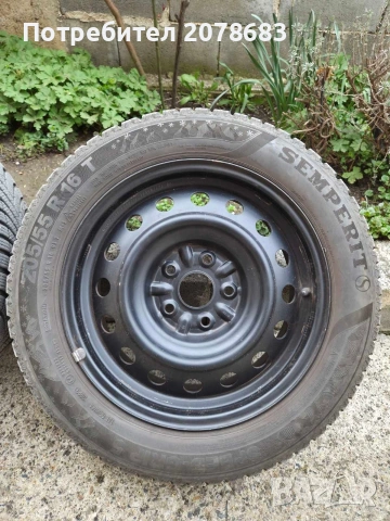 Продавам джанти със зимни гуми за Тойота 205/55/16, снимка 6 - Гуми и джанти - 54074217