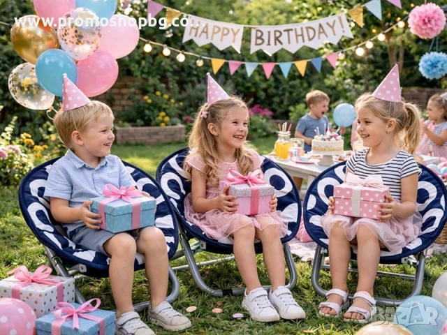 Сгъваем туристически стол за деца, градински стол, терасен фотьойл, снимка 3 - Столове - 53962174