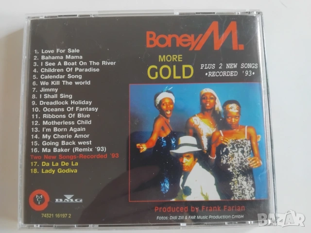 Boney M. – More Gold - 20 Super Hits Vol. II - матричен диск музика, снимка 2 - CD дискове - 54681677