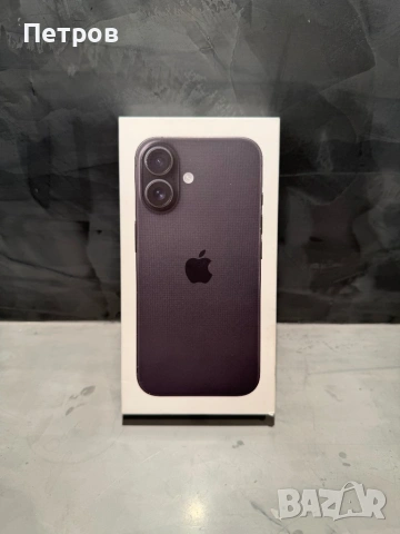 ЧИСТО НОВ! Iphone 16 Black + гаранция