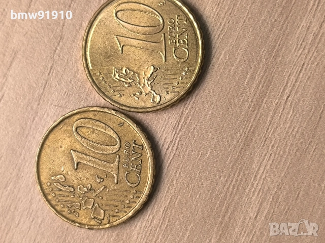 10 евроцента Испания 1999-2023 , снимка 2 - Нумизматика и бонистика - 54014057