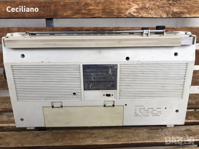 Радиокасетофон SIEMENS RM 764, снимка 8 - Радиокасетофони, транзистори - 54990803