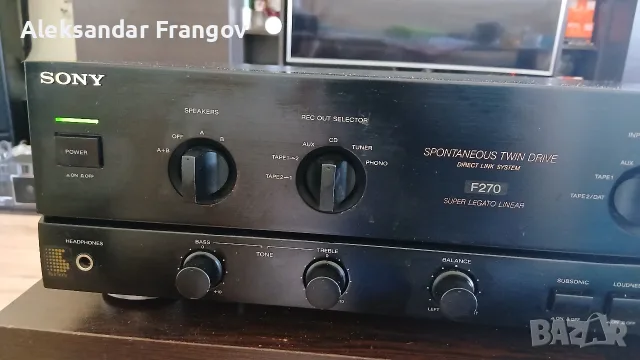 SONY TA - F 270 STEREO AMPLIFIER, снимка 11 - Ресийвъри, усилватели, смесителни пултове - 55446530