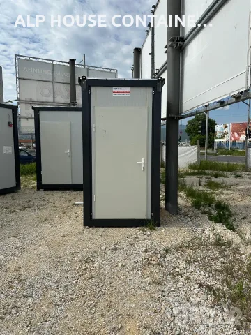 Санитарен контейнер 140x140 | WC, Единична тоалетна, Модулен контейнер, Строителен контейнер, снимка 4 - Други ремонти - 55588110