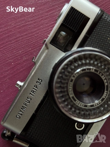 Фотоапарат Olympus Trip 35, снимка 5 - Фотоапарати - 54685886