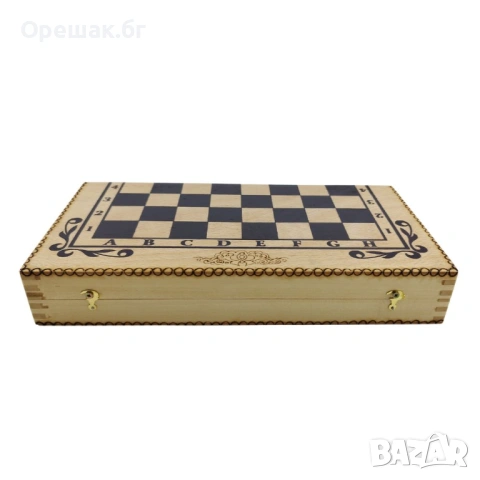 КУТИЯ ЗА ШАХ И ТАБЛА БУК ПИРОГРАФ 34/34