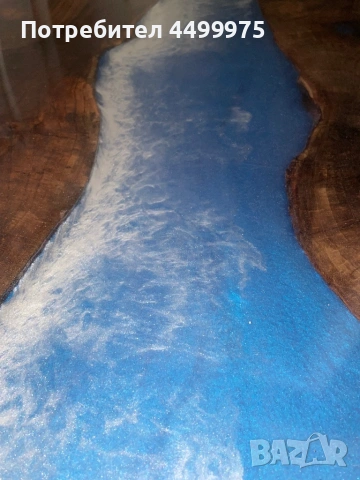 Холна маса от естественно орехово дърво, снимка 3 - Маси - 54256868