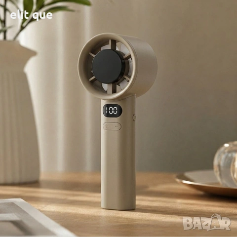 Турбо ръчен вентилатор M11 с 120 скорости, LED дисплей и USB презареждане, снимка 3 - Друга електроника - 55120024