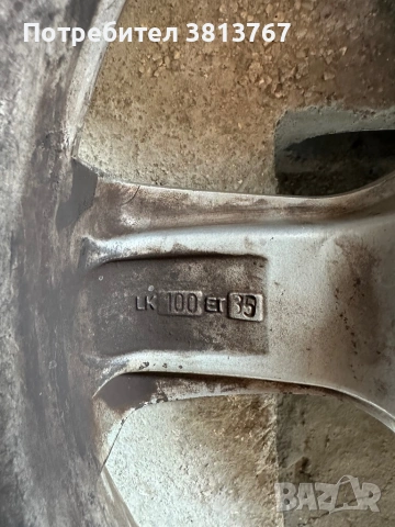 Алуминиеви Джанти 5х100, снимка 4 - Гуми и джанти - 54656188